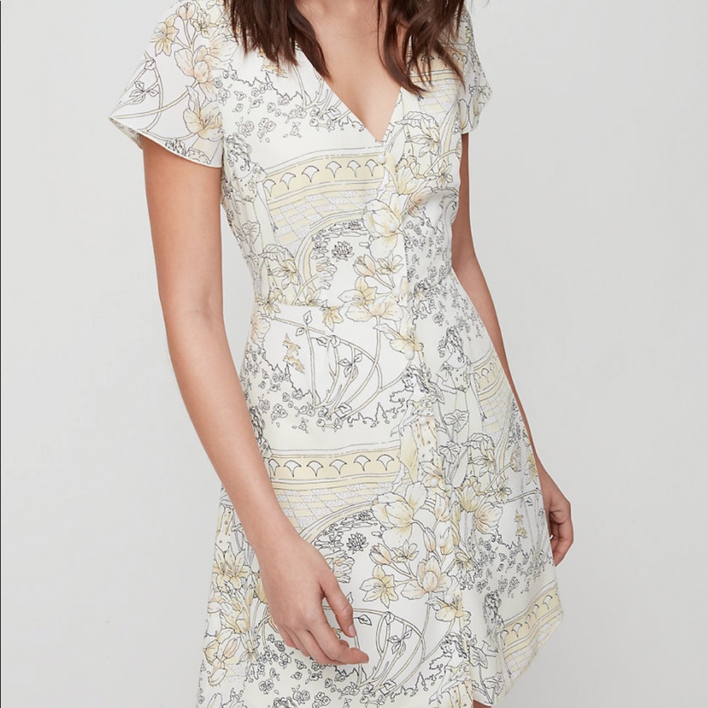 Aritzia Wilfred Nazaire Dress (Butter Yellow)